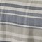 Navy Blue Tan Cream Chevron Stripe Cotton Blanket Lightweight Knitted Throw for Adults and Teens